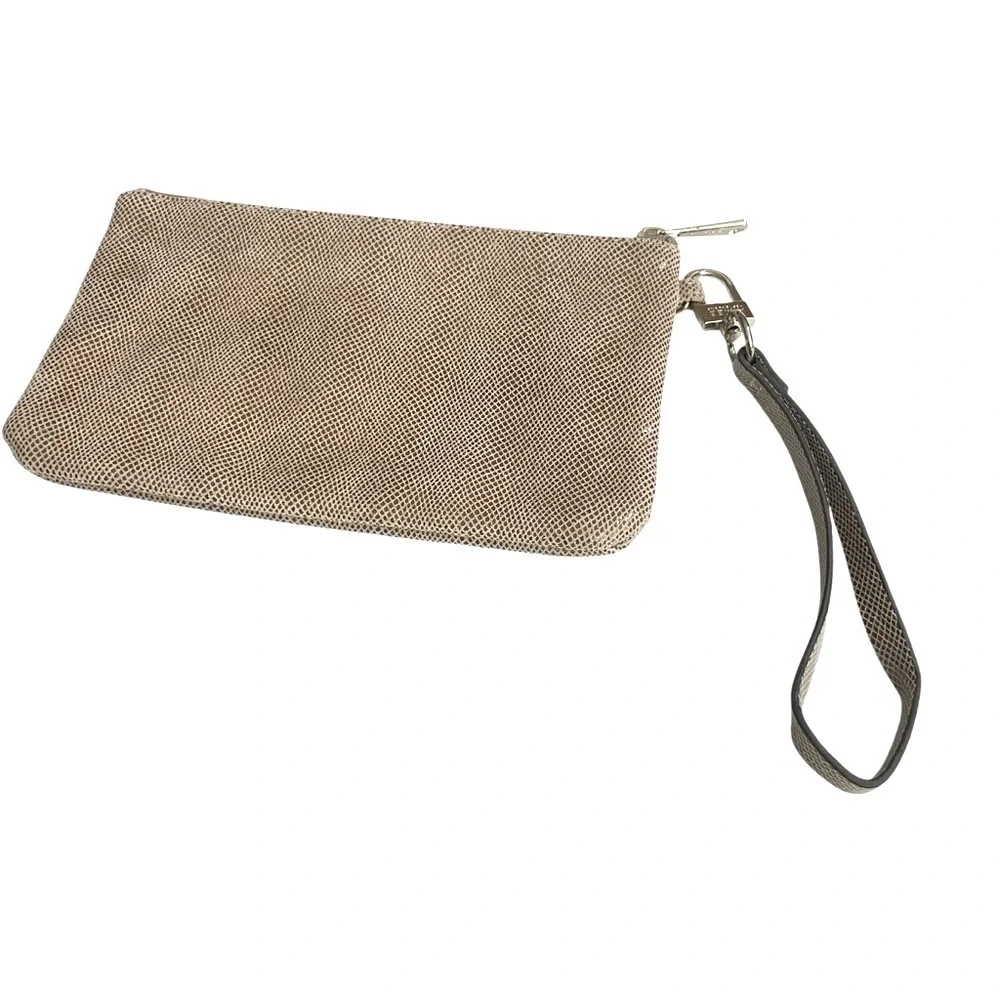 Aimee Kestenberg Snake skin pattern leather  Clutch